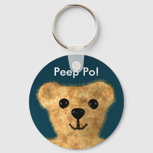 Teddy Bear (Peep po!) Keychain