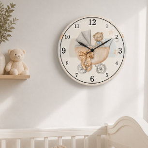 Teddy Bear Personalized Acrylic Wall Clock