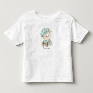 Teddy Bear Personalized Name Toddler T-shirt