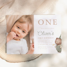 Teddy Bear Photo First Birthday Party