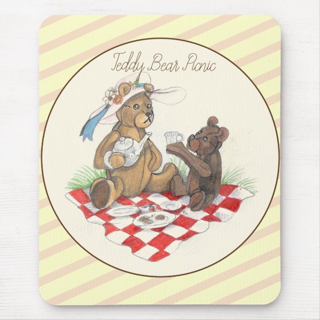 Teddy Bear Picnic mousepad (Front)