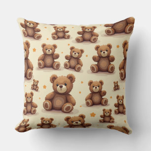 Teddy bear pillow cushion