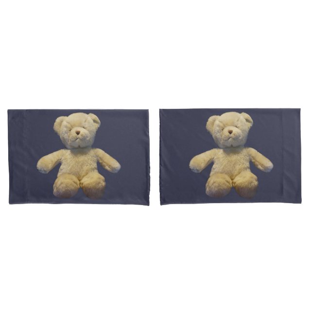 Teddy Bear Pillowcase (Front-Set)