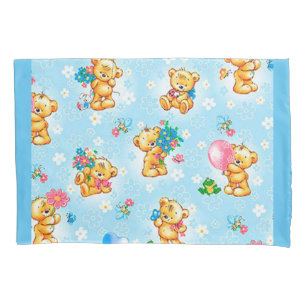 Teddy bear pillowcase