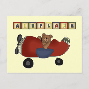 Teddy Bear Pilot Tshirts and Gifts Postcard