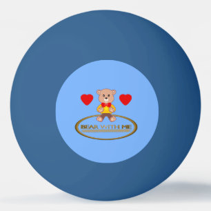 Teddy Bear  Ping Pong Ball