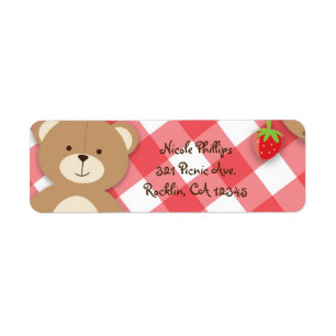 Teddy Bear Pique-nique Été Anniversaire Fête Invit