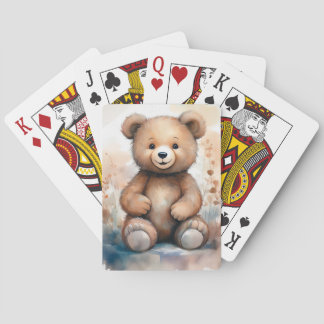 Teddy Bear Playing Cards