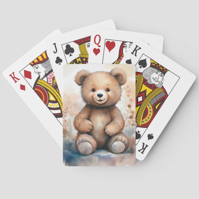 Teddy Bear Playing Cards (Back)