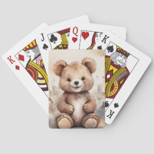 Teddy Bear Playing Cards