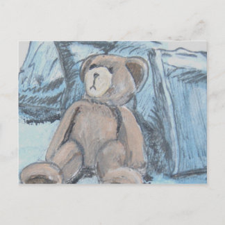 Teddy bear postcard