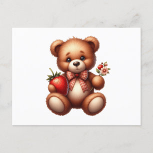 Teddy bear postcard