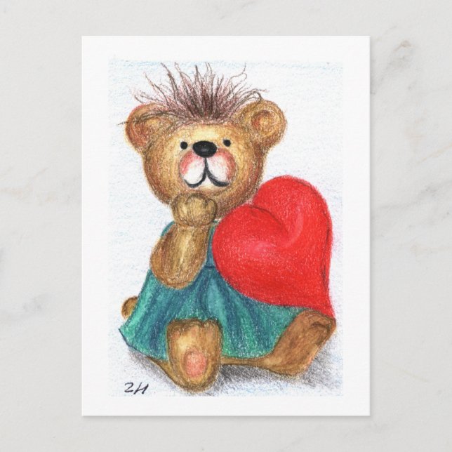 Teddy Bear Postcard (Front)