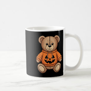 Teddy Bear Pumpkin Graphic Fall Halloween  Coffee Mug