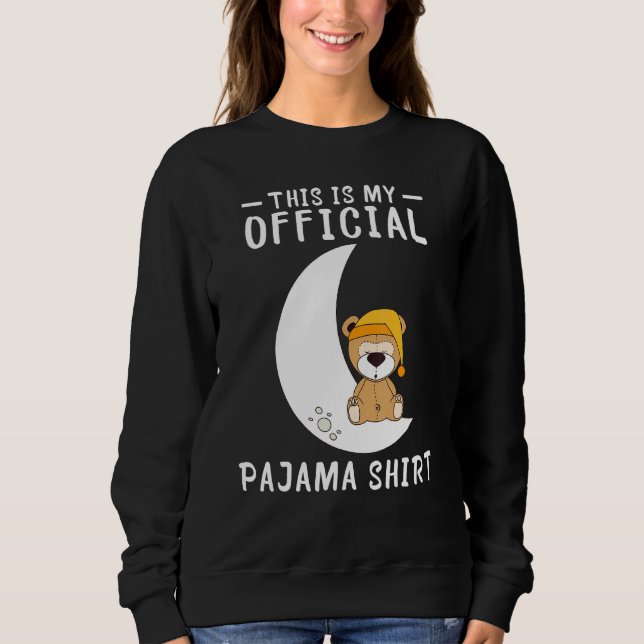 Teddy Bear Pyjamas Pyjamas Pj Top (Front)