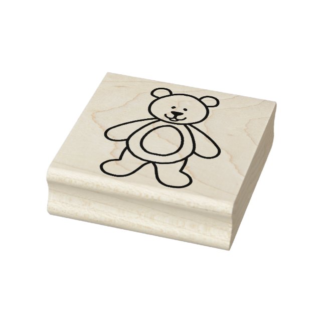 Teddy Bear Rubber Stamp (Stamp)