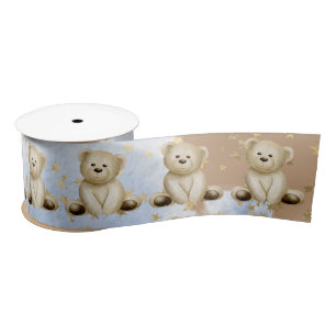 Teddy Bear Satin Ribbon