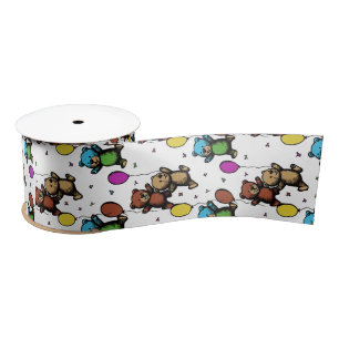 teddy bear satin ribbon