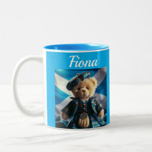 Teddy bear Scottish mug