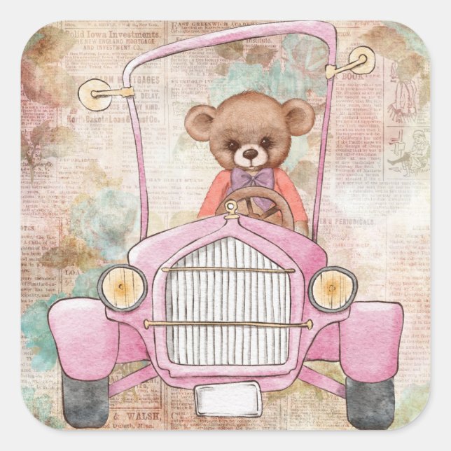 Teddy Bear Sticker (Front)