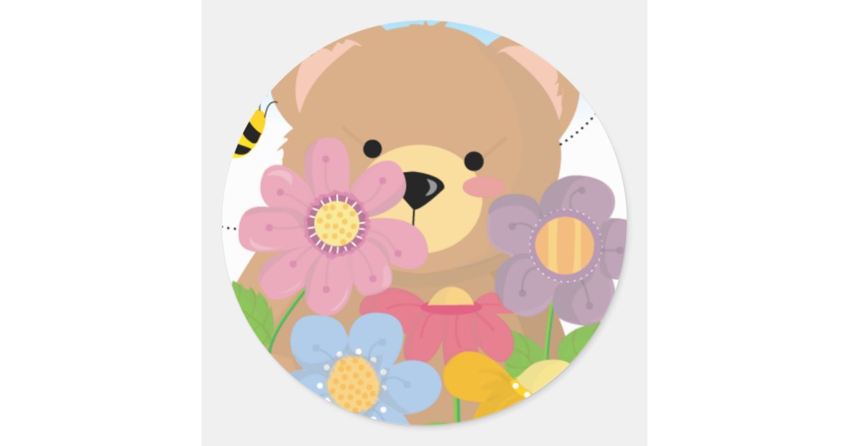 Teddy Bear Sticker Zazzle
