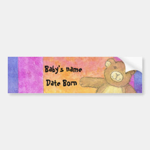 Teddy Bear Sun Set Bumper Sticker