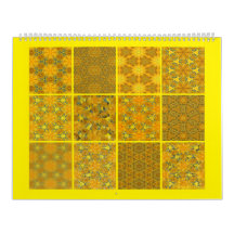 Teddy Bear Sunflower Calendar