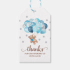 Teddy Bear Thank You Baby Shower Favours Gift Tags