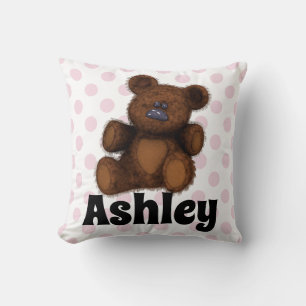 Teddy Bear Throw Pillow