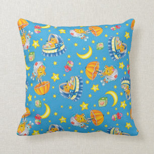 Teddy bear throw pillow