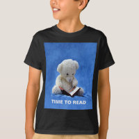 Teddy Bear Time to Read Blue Stuffed Animal, ZKOA