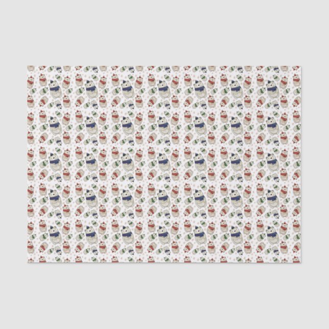 Teddy Bear Tissue Paper (Front)