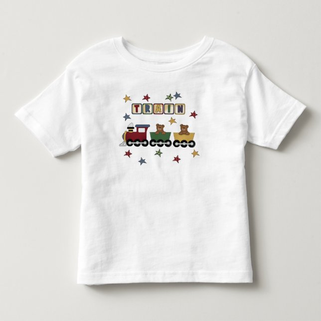 Teddy Bear Train Tshirts and Gifts (Front)