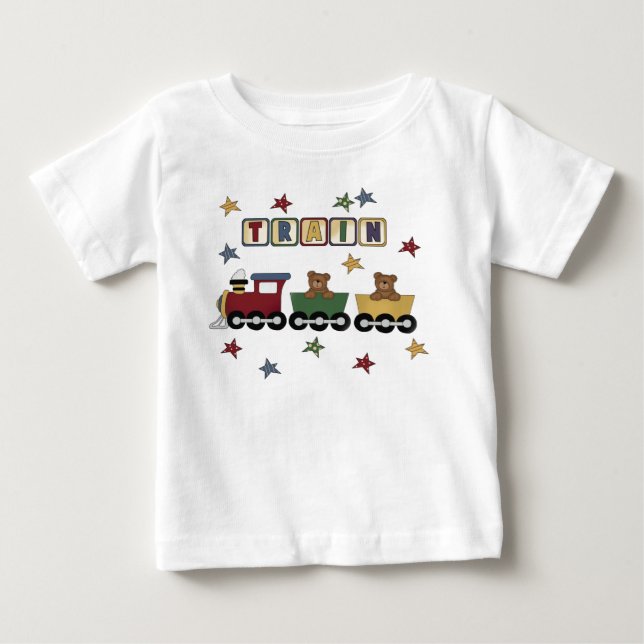 Teddy Bear Train Tshirts and Gifts (Front)