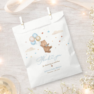 Teddy Bear We Can Bearly Wait Baby Shower Decor Favour Bag