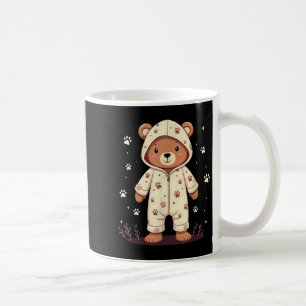 Teddy Bear Wearing Pajamas  Coffee Mug