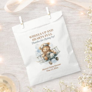 Teddy Bear Wheels Up Hearts Full Favour Bag