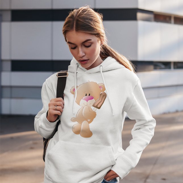 Teddy Bear With An Ice Block Hoodie (Creator Uploaded)