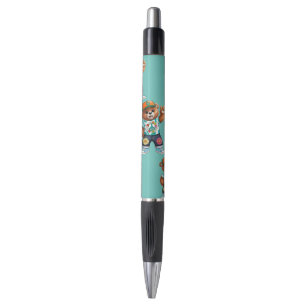 Teddy Bear with casual peaceful outfit 1 Pen