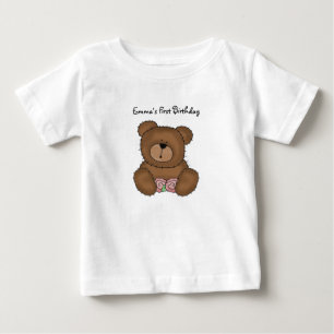 Teddy Bear with Flowers Infant T-Shirt