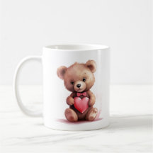 Teddy Bear with Heart Mug
