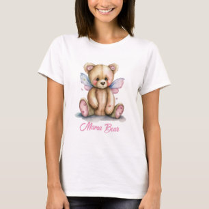 Teddy Bear with Wings Mama Bear T-Shirt