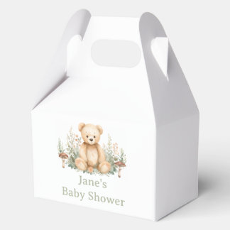 Teddy Bear Woodland Gift Box Sage