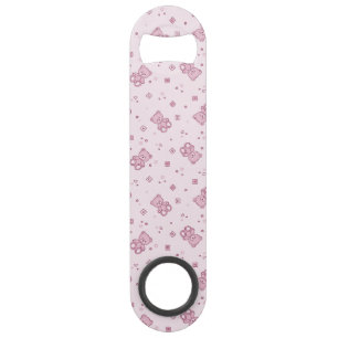 Teddy bears background Pink Speed Bottle Opener