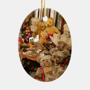 Teddy Bears Collectors Paradise Ceramic Ornament