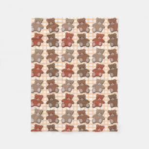 Teddy Bears Fleece Blanket