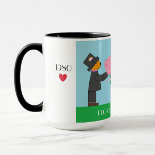 Teddy Bears Getting Married: Anniversary Mug