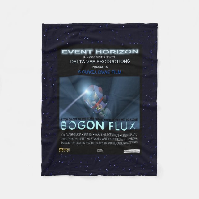 Teddy Bears In Space Fleece Blanket (Front)