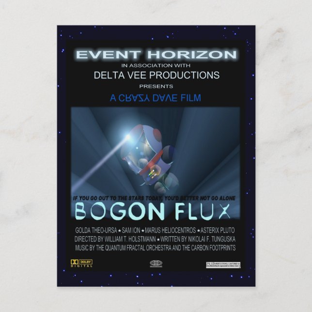 Teddy Bears In Space Postcard (Front)