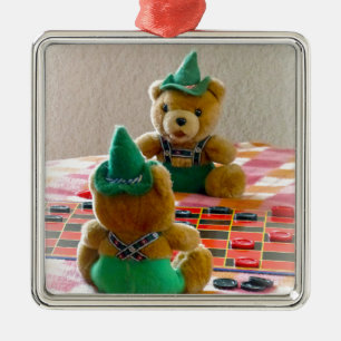 Teddy Bears Metal Ornament